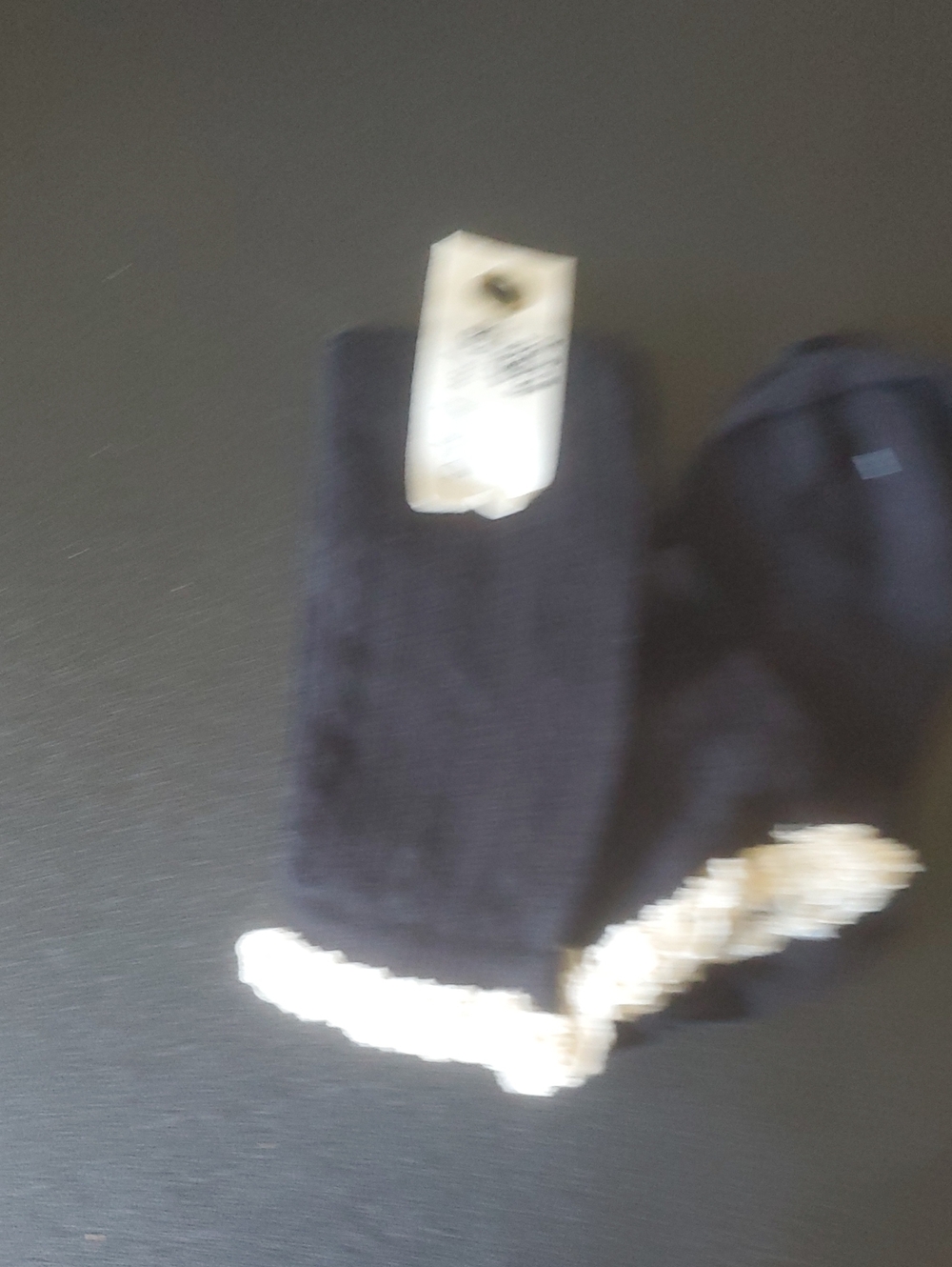 FREE PEOPLE CREW HEGHT SOCKS IN BLACK /SZ:ALL